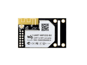 Waveshare UART To WiFi And Ethernet Module, Embedded UART Serial Server, Industrial WiFi Module, Integrated 802.11b/g/n Module