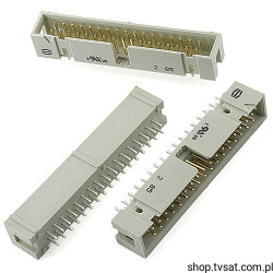 09185346324 Connector 2 x 17 Pin Header THT HARTING