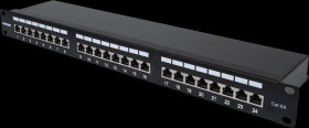 720861 19" Patch Panel 24 Port Cat.6A