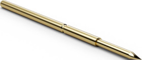 Standard test pin with probe, cone, Ø 1.37 mm, travel  6.4 mm, pitch 2.54 mm, L 33.3 mm, F58518S105L200
