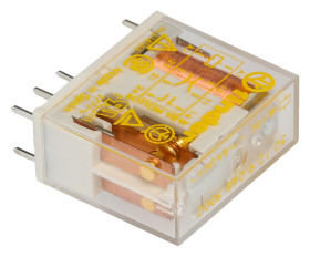 Przekaźnik monostabilny, DPDT, 48V dc, 700mW, montaż PCB, Finder 50 Series