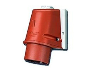 Wtyczka odbiornikowa naścienna 16A 5p 6h 400V IP44 zaciski śrubowe MEN801