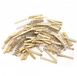 ZESTAW REZYSTORÓW 0.25W 160 szt