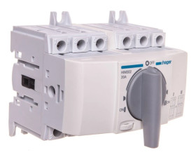 Przełącznik modułowy obrotowy I-0-II (sieć-agregat) 20A 3P HIM302