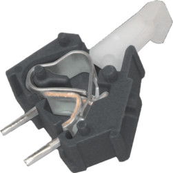 PCB terminal, 1 pole, pitch 7.5 mm, AWG 28-12, 24 A, cage clamp, dark gray, 256-752