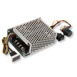 Regulator obrotów silnika PWM 10-50V 40A z wyświetlaczem i przełącznikiem