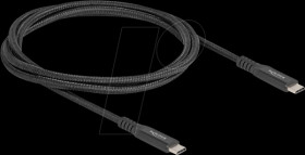 80024 USB 4.0 cable, C plug, 100 W, 1.0 m