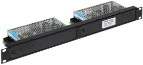 Wysokiej jakości profesjonalny podwójny zasilacz impulsowy z regulacją, 2x48V 2x3,3A 2x160W, Rack 19” 1U, ZR48-158X2