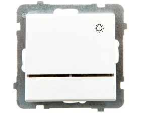 SONATA Przycisk /światło/ z podświetleniem ecru ŁP-5RS/m/27