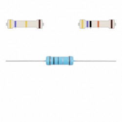Rezystor 470 KOhm tolerancja 1% precyzyjny moc 3W 470K 5x16mm metalizowany