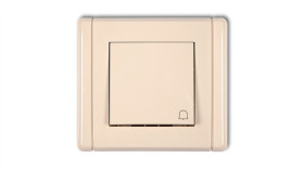 Flexi Przycisk /Dzwonek/ Beżowy 1Fwp-4