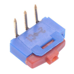 NK236WH On-On Sub-Miniature Raised Actuator Right Angle PCB Slide Switch 500mA 12V SPDT APEM