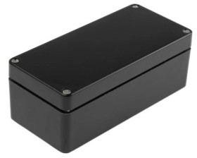 Obudowa Czarny IP66 Silikon, 160 x 75 x 55mm, RS PRO