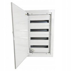 Rozdzielnica podtynkowa metalowa 4x18 modułów IP30 (400V AC) 735x415x130mm drzwi pełne Doktorvolt