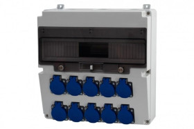 Rozdzielnica LAGO 17M - gniazda 10x230V /17 modułów/