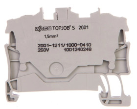 Złączka 2-przewodowa 1,5mm2 diodowa szara 2001-1211/1000-410 TOPJOBS /100szt./