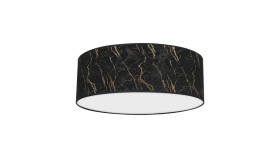 Lampa Sufitowa Senso Black/Gold O500mm 3Xe27 Mlp7296 Milagro