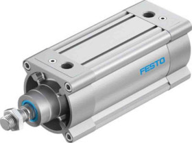 Siłownik pneumatyczny z tłoczyskiem skok: 125mm Festo Ø 100mm dwustronnego działania Action DSBC-100-125-PPVA-N3