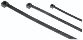 Hama Opaska kablowa tworzywo sztuczne czarny elastyczne (D x S) 100, 150, 200 mm, mm, mm x 0.25 cm 150 szt. 00221002