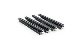 MakerBeam - Belka 200 mm, czarna, 1 szt