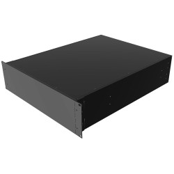 Hammond RM3U1922SBK Rack Mounted Enclosure 559 x 421 x 133mm Aluminium Black