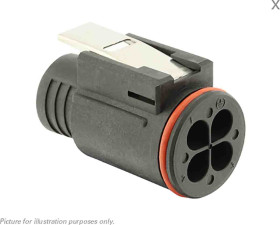 Złącze wielostykowe przemysłowe 4-pinowe Montaż na kablu Wtyczka Souriau Sunbank by Eaton