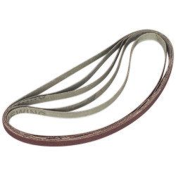 Sealey SBS35/B100GN Sanding Belt 100grit 8 x 456mm Pack of 5