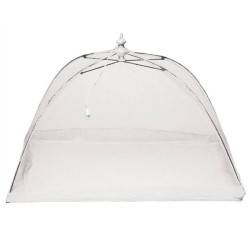 Moskitiera na żywność i owoce - siatka - 30x30cm - osłona przeciw muchom - parasol