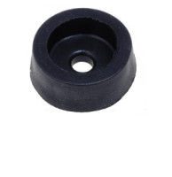 NOGA-G-M Nóżka gumowa, przykręcana mała - średnica 13.5mm; wysokość 5.5mm - czarna