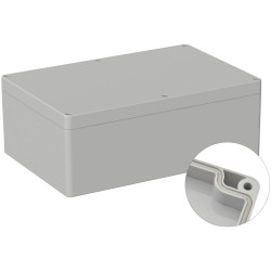 TruComponents 308224 Industrial-grade casing ABS Grey-white (RAL 7035)