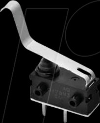 D2AW-A082D R Subminiature Micro Switch, 1x NC, Simulated Roller Lever