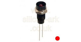 3mm - black recessed RED LED indicator (42-0640) - TruOpto