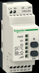 ZBRRD Programmable receiver, 2 relays, 2 pushbuttons, 6 LEDs