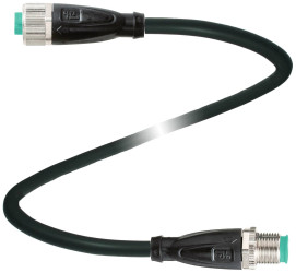 Pepperl+Fuchs 240775-100001 Złącze konfekcjonowane czujnika/aktuatora V1-G-BK8M-PUR-U-V1-G, piny: 4, 4, 8 m, 1 szt.