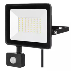 Lampa LED Naświetlacz z czujnikiem ruchu barwa biała zimna NAS- 50WNPIR SOLIS