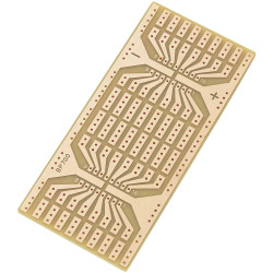 TruComponents 654979 IC PCB Phenolic 50 mm x 110 mm 35 &#xB5;m,Pitch:2.54 mm