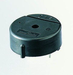 Brzęczyk piezoelektryczny średnica 24.3mm, sygnał ciągły 90dB Murata