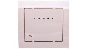 Kier Łącznik Schodowy Z Podświetleniem Beżowy Łp-3Ws/01