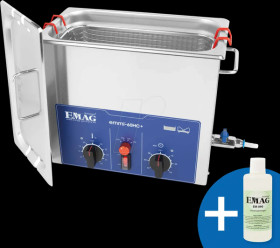 18050 Ultrasonic cleaner, 6.7 l, 240 W, with heater, stainless steel