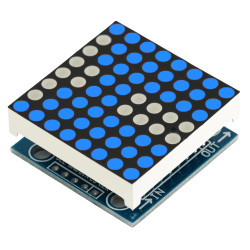 Wyświetlacz Matryca LED 8x8 MAX7219 LED niebieski