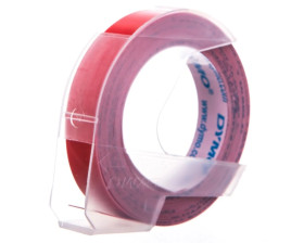 Taśma 3D 9mm x 3m czerwona 520102