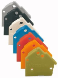 Ścianka końcowa ciemnoszara 256-200 /100szt./