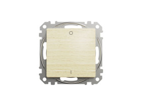 SEDNA DESIGN & ELEMENTS Wyłącznik pojedynczy 2-biegunowy brzoza SDD180102 SCHNEIDER ELECTRIC