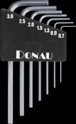 820 Hex key set, hexagon socket, 0.7 - 3 mm, 10 pieces