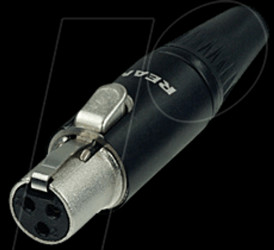 RT3FC-B TINY xlr cable socket, 3-pin