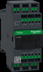 LC1D12ABL Power contactor 5.5 kW, 12 A, 400 V AC3, 24 V DC low power, snap