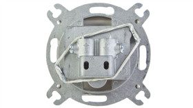 Karo Gniazdo Antenowe Rtv Przelotowe 10Db Ecru Perłowy Gpa-10Sp/M/42