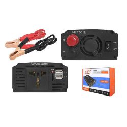 Przetwornica 12/230V 600W/1200W + 2xUSB 2,4A