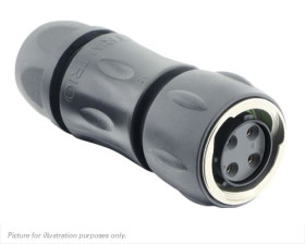 Złącze wielostykowe przemysłowe 4-pinowe Montaż na kablu Wtyczka Souriau Sunbank by Eaton