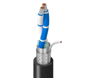 Kabel do magistral szeregowych RS485 1x2x22AWG PVC czarny BL-3105A.00152 /152m/